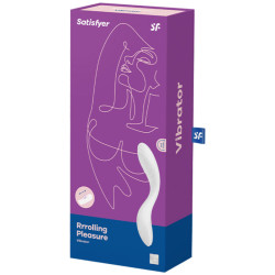Satisfyer - Vibrateur Spot G Rrrolling Pleasure Blanc